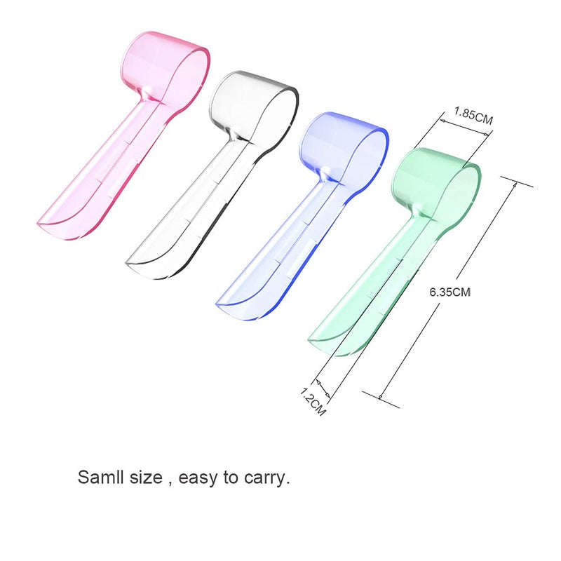 seplouis Electric Toothbrush Holder with 1 Charging Stand Slot  1 Toothbrush Stand and 4 Toothbrush Heads Storage + 4 PCS Toothbrush Head Covers for Oral B - Image 4